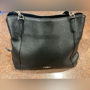 Preowned Black Leather Kate Spade Handbag